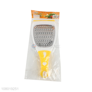 Good Sale Stainless Steel Vegetable Grater With Plastic Handle