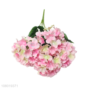 High quality fake flower simulation hydrangea artificial flower wholesale