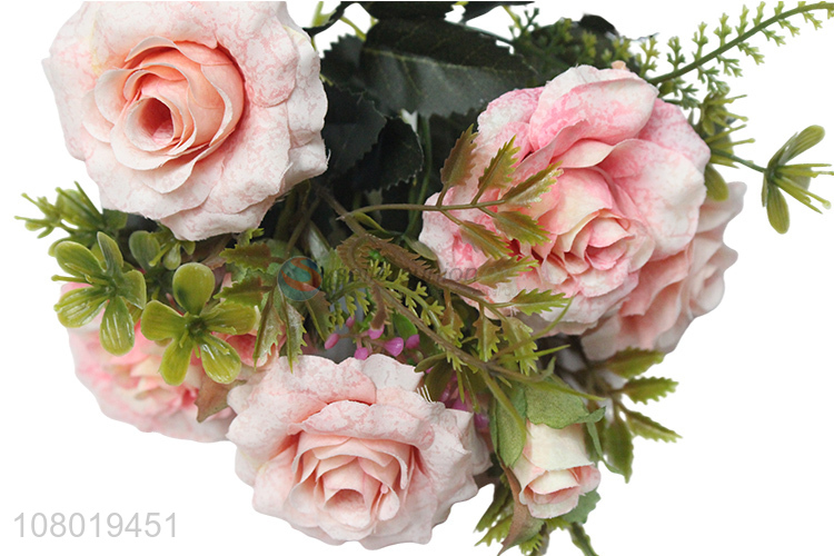 Most popular artificial rose simulation rose fake rose for decoration