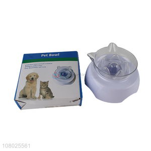 Good wholesale price pet bowl anti choking food bowl for pet