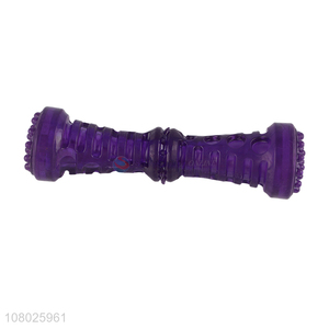 Explosive Purple Silicone Sounding Stick Pet Molar Toys for Sale