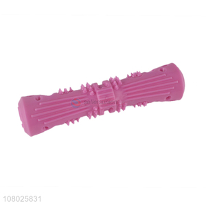 New arrival pink silicone chew toy pet molar toy for sale