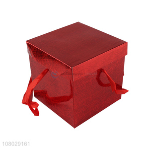 Custom Laser Red Pentagram Pattern Gift Box
