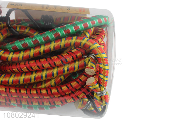 Wholesale 6 Pack Assorted Heavy Duty Latex Bungee Cord