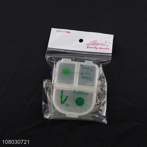 Factory price transparent mini portable medicine storage box