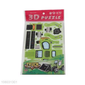 New products creative truck 3D puzzle toys educational toys