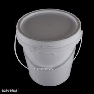Custom 20L Round Gland Plastic Bucket Packaging Container