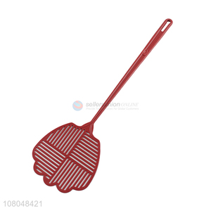 Factory price colorful manual strong flexible plastic fly swatter