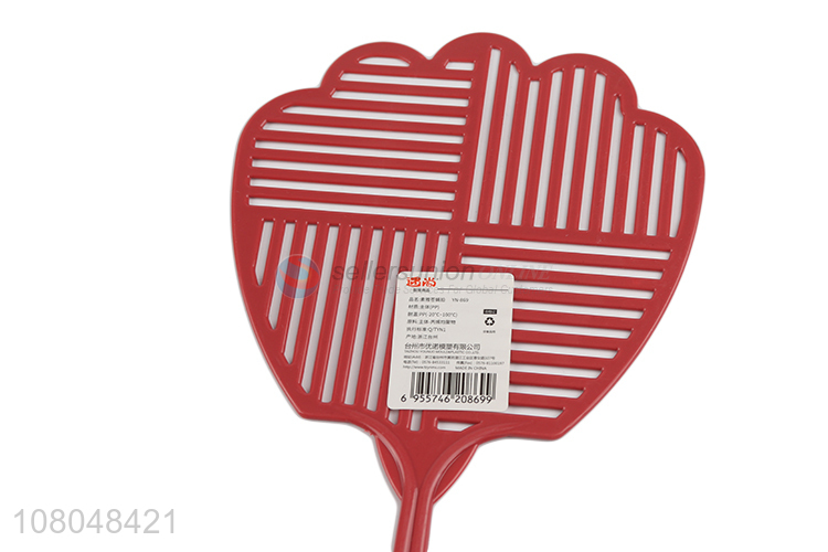 Factory price colorful manual strong flexible plastic fly swatter