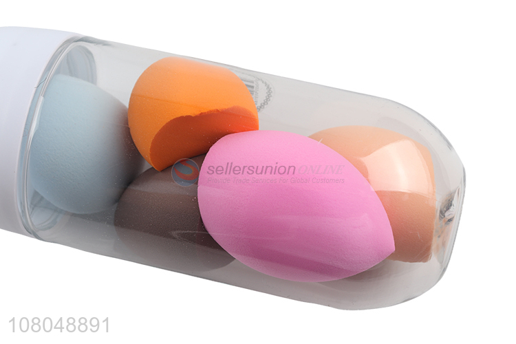 Yiwu market multicolor powder puff ladies makeup egg