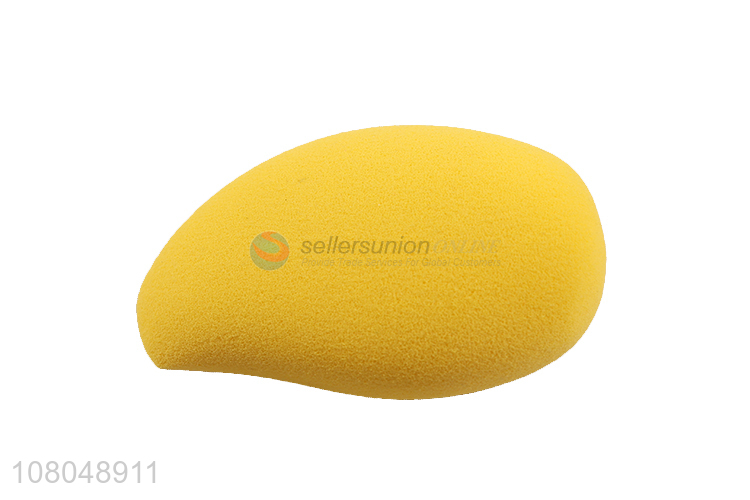 New arrival yellow makeup puff with storage box