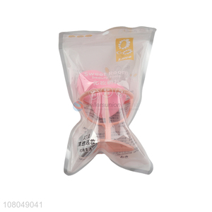 Online wholesale pink makeup puff with storage stand