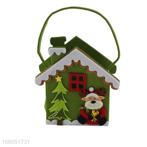 Best sale house shaped felt christmas candy gift bag