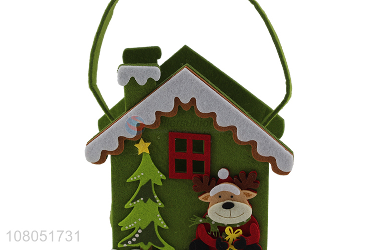 Best sale house shaped felt christmas candy gift bag