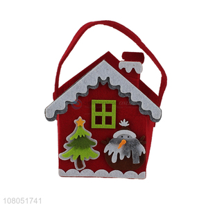 Creative design christmas decoration hand candy bag