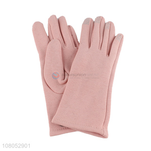 Best selling pink ladies gloves portable cycling gloves