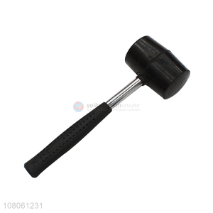 Best selling hand tools multifunctional steel handle rubber hammer