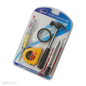 Wholesale tools set screwdriver utility knife tape measure adhesive tape