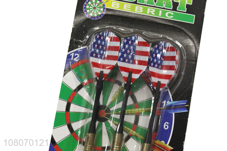 New arrival easy-to-mount iron tip 3 darts metal dart set