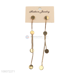 Factory price long chain tassel <em>women</em> earrings for <em>jewelry</em>
