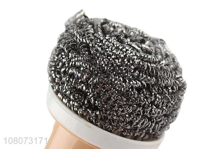 New arrival steel wool with handle kitchen cleaning ball