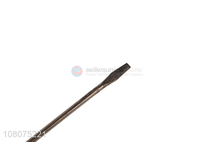 Factory supply cheap plastic handle straight screwdriver