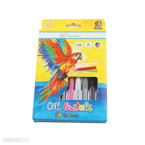China factory 18colors painting tools oil pastels crayons