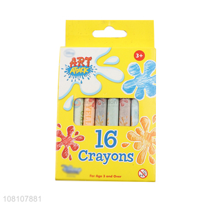Online wholesale 16colors non-toxic kids crayons