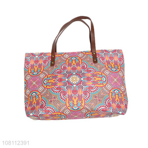 Good quality <em>customized</em> logo pvc tote handbag zipper handbag