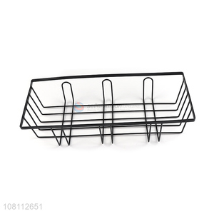 Hot selling kitchen bathroom storage rack iron wire storage shelf