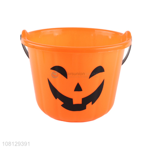 Good price Halloween pumpkin bucket for Halloween decoration