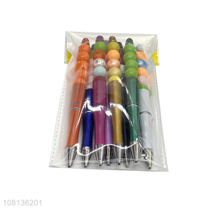 Wholesale Colorful Balls Fashion Ballpoint Pen For Children