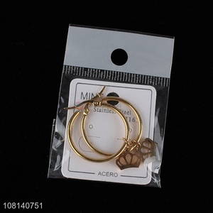 Factory direct sale delicate fashion <em>women</em> circle earrings for <em>jewelry</em>
