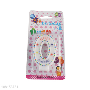 Yiwu market 0-9 birthday party candles numeral cake candles