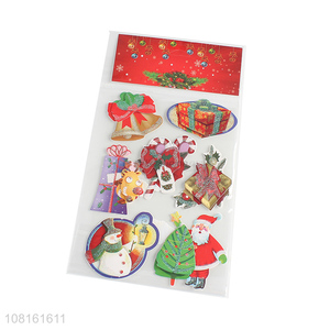 Yiwu wholesale festival decorative stickers christmas stickers