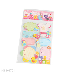 China market creative cute decorative paper stickers