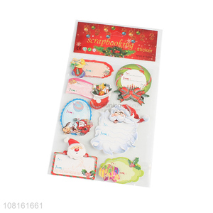 Factory wholesale creative paper handaccount christmas stickers