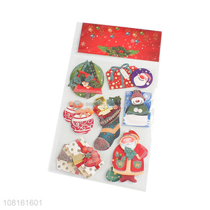Yiwu direct sale creative cute christmas stickers