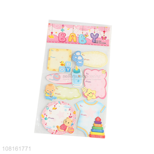 Top quality cute decorative paper stickers for sale