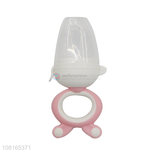Factory price silicone food feeder baby pacifier for sale