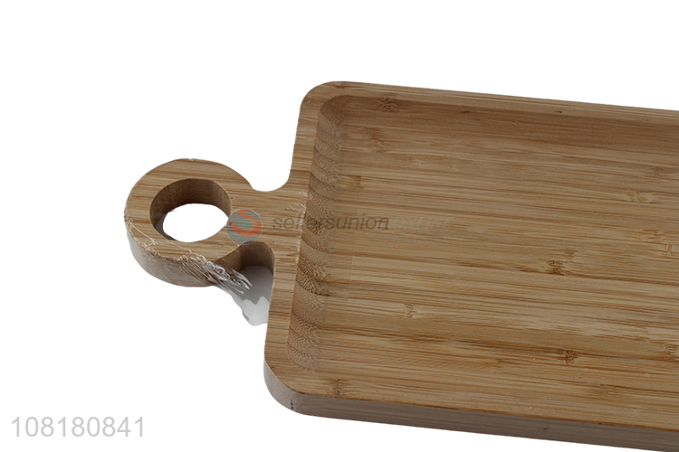 High quality creative bamboo kitchen storge tray for sale