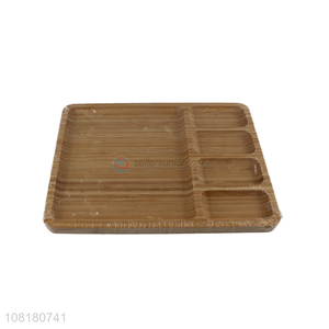 New products creative bamboo tray baking dinner plate