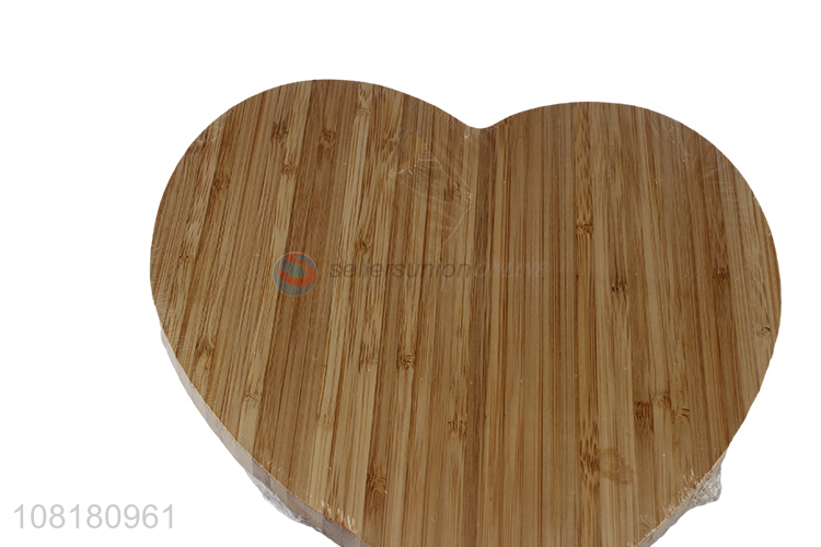 High quality love bamboo tray kitchen dinner plate