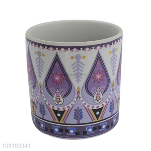 Good sale purple creative ceramic flowerpots for household