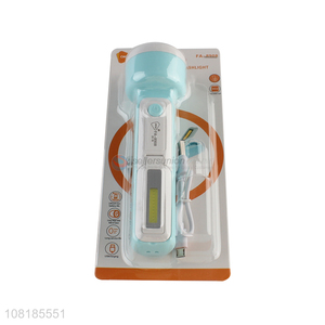 Hot selling usb charging mini long range bright led torch flashlight