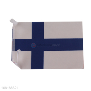 Good quality festival celebrations handheld flag Finland country flag