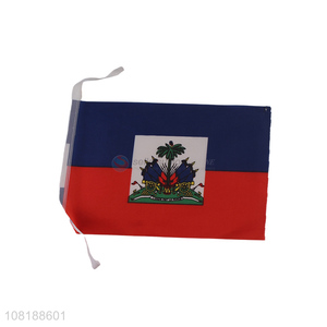 New arrival world cup festival events mini Haiti country flag banner
