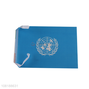 Factory supply mini United Nations flag hand-held small flag car flag