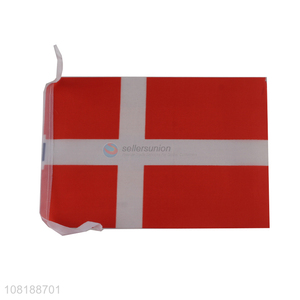 Low price 100 countries mini flag Danmark hand-held national flags