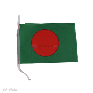 Hot selling mini stick flag Bangladesh national flag for sports events